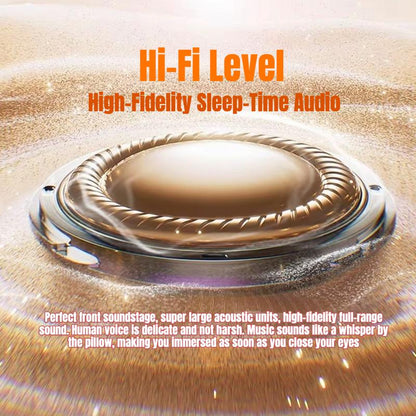 Pillow Bluetooth Speaker for Sleeping, Deep Sleeping with White Noise, It Won'T Disturb Your Partner and Has a Timer Function to Shut It Off, Ultra-Thin Pillow Bluetooth Speaker | Sleep Better without Earbuds, Compatible with Android & Ios