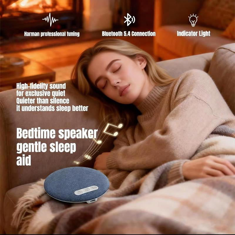 Pillow Bluetooth Speaker for Sleeping, Deep Sleeping with White Noise, It Won'T Disturb Your Partner and Has a Timer Function to Shut It Off, Ultra-Thin Pillow Bluetooth Speaker | Sleep Better without Earbuds, Compatible with Android & Ios