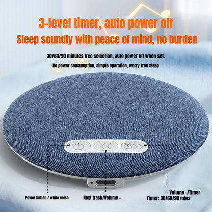 Pillow Bluetooth Speaker for Sleeping, Deep Sleeping with White Noise, It Won'T Disturb Your Partner and Has a Timer Function to Shut It Off, Ultra-Thin Pillow Bluetooth Speaker | Sleep Better without Earbuds, Compatible with Android & Ios