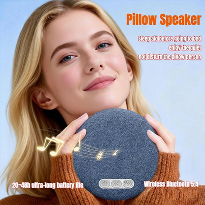 Pillow Bluetooth Speaker for Sleeping, Deep Sleeping with White Noise, It Won'T Disturb Your Partner and Has a Timer Function to Shut It Off, Ultra-Thin Pillow Bluetooth Speaker | Sleep Better without Earbuds, Compatible with Android & Ios
